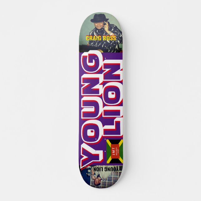 CRAIG ROSS  YOUNG LION 7 3/4" Skateboard Deck (Vorne)
