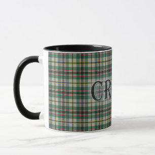 Craig Tartan mit Nachname Tasse