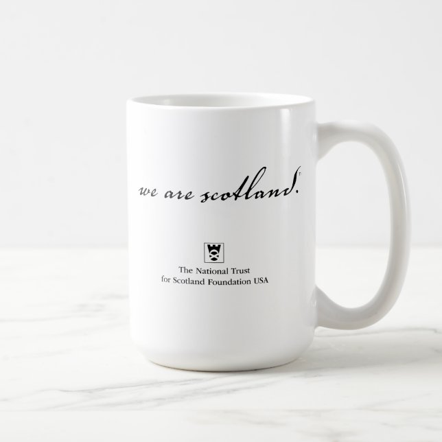 Craigievar Schlossunterzeichnungs-Tasse Kaffeetasse (Rechts)