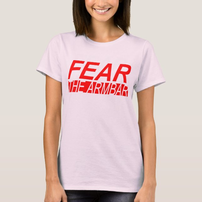 CRAIGNEZ LE T-SHIRT DE BABYDOLL DE DAMES D'ARMBAR (Devant)