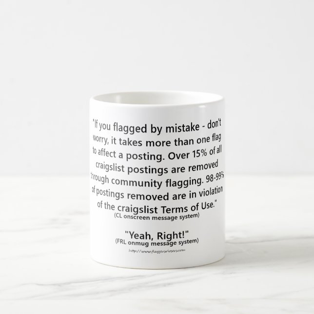 Craigslist TOU #2 Kaffee-Tasse Kaffeetasse (Mittel)