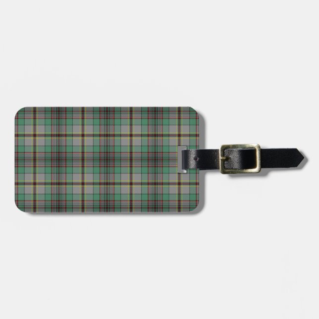 Craigtartan-Muster Gepäckanhänger (Vorderseite horizontal)