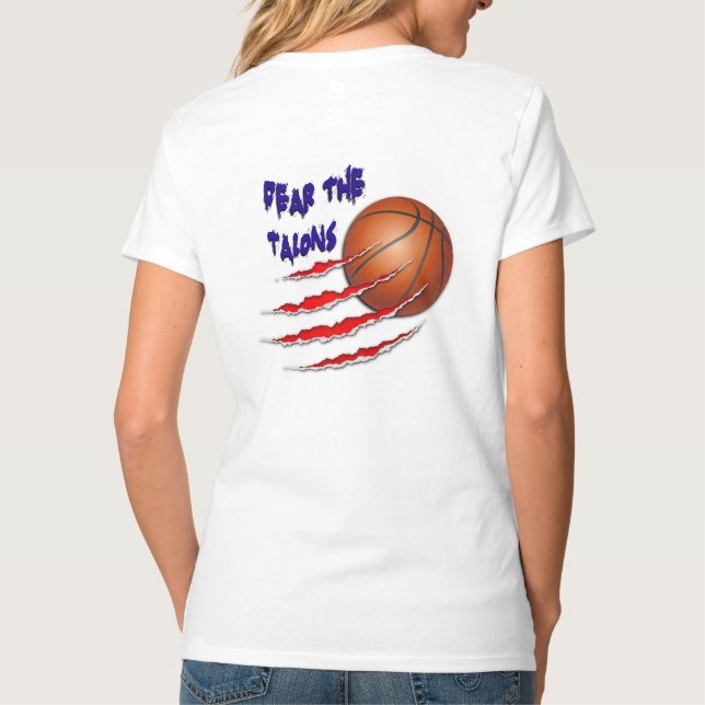 Crainte de SEBC le T-shirt de V-cou de Madame de (Dos)