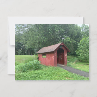 Cramers Covered Bridge Postkarte