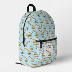 Cranbau Truck Baby Individuelle Name Bedruckter Rucksack