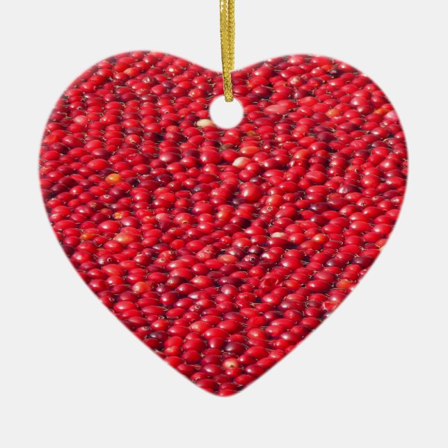 Cranberries Festivals Red Keramik Ornament (Vorne)