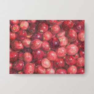 Cranberries Stillleben Button