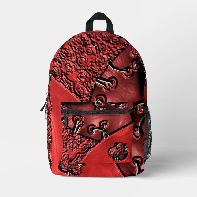 Cranberry Bazaar  Bedruckter Rucksack (Vorderseite)