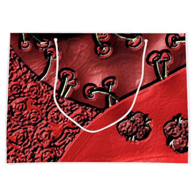 Cranberry Bazaar  Große Geschenktüte (Vorderseite)