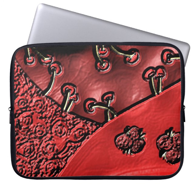 Cranberry Bazaar  Laptopschutzhülle (Vorderseite)