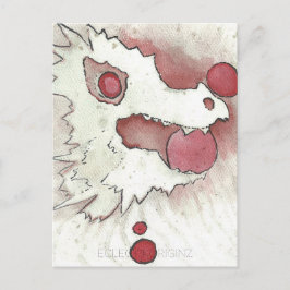 Cranberry Bog Tea Kreatur 01 Postkarte