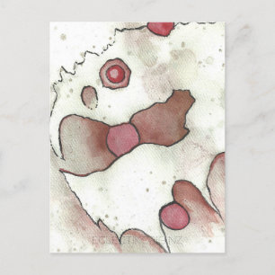 Cranberry Bog Tea Kreatur 02 Postkarte