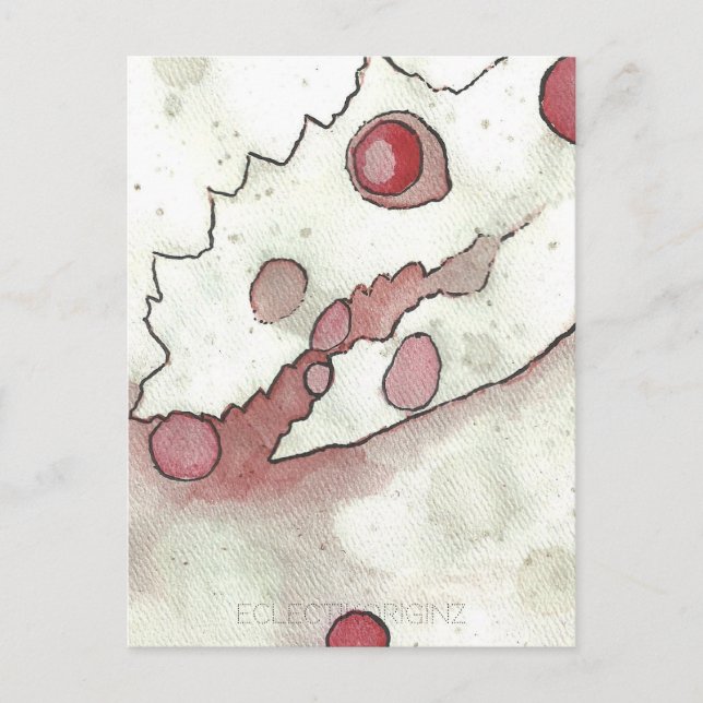 Cranberry Bog Tea Kreatur 03 Postkarte (Vorderseite)