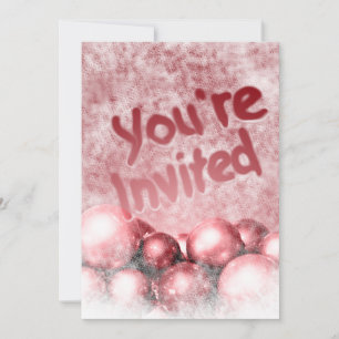 Cranberry Christmas Party Custom Einladungen 2014