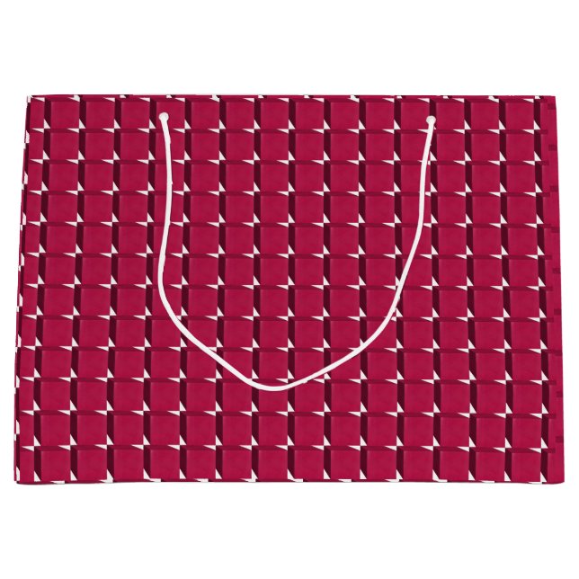 Cranberry Cubes Große Geschenktüte (Vorderseite)