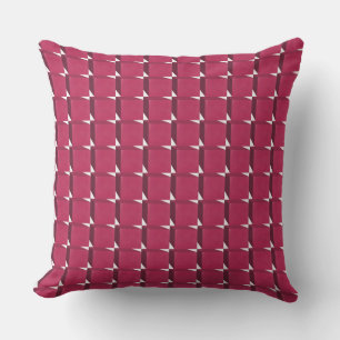 Cranberry Cubes Kissen