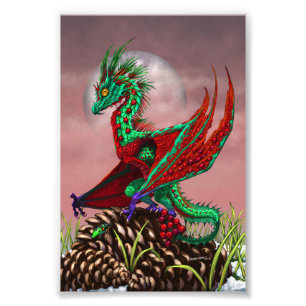 Cranberry Dragon 4x6 Print Fotodruck