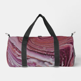 Cranberry Field Print Cut Sew Beutel Duffle Bag