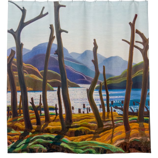 Cranberry Lake | Franklin Carmichael | Duschvorhang (Vorderseite)
