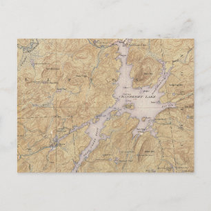Cranberry Lake, Wanakena, Oswegatchie River Area Postkarte