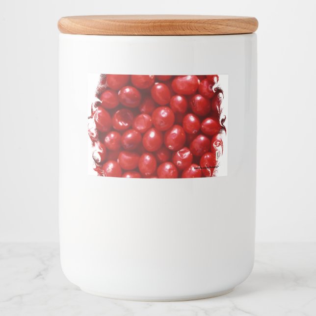 Cranberry Lebensmitteletikett (Vorderseite)