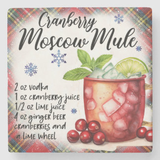 Cranberry Moskau Mule Recipe Marmor Untersetzer