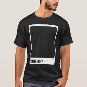 Cranberry Paint Swatch Kostüme Familiengruppe Hall T-Shirt
