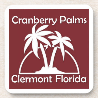 Cranberry Palms Coasters Getränkeuntersetzer