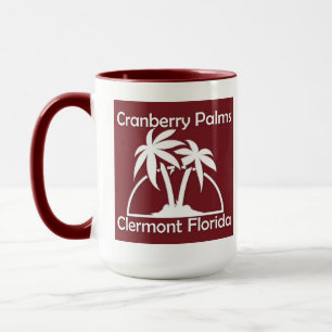 Cranberry Palms Coffee Tasse