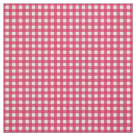 Cranberry Red Karo Gingham für Zuhause Canning Lid Stoff