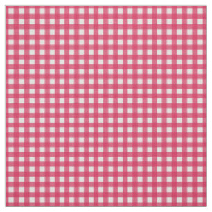 Cranberry Red Karo Gingham für Zuhause Canning Lid Stoff