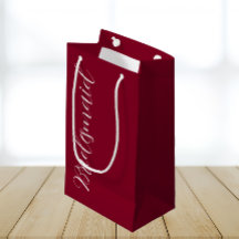 Cranberry Red Stilistische Script Wedding Bridesma
