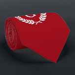 Cranberry Red White Laurel Wreath Initial Monogram Krawatte<br><div class="desc">Cranberry Red and White Wheat Laurel Wreath Initial Monogram Ein stilvoller solider Hintergrund mit einem gerahmten Bereich für Ihr Monogramm, Ihren Namen oder andere Texte. Sie können auch den Schriftart ändern, die Größe und Farbe des Schriftartes anpassen, den Text verschieben, zusätzliche Textfelder hinzufügen usw. Wenn Sie dieses Design in anderen...</div>