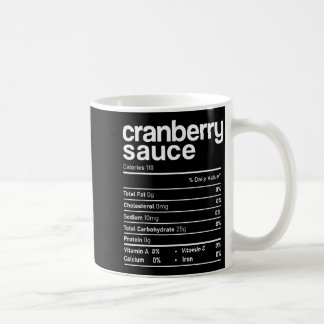 Cranberry-Sauce Ernährung Lustiges Thanksgiving Ch Kaffeetasse