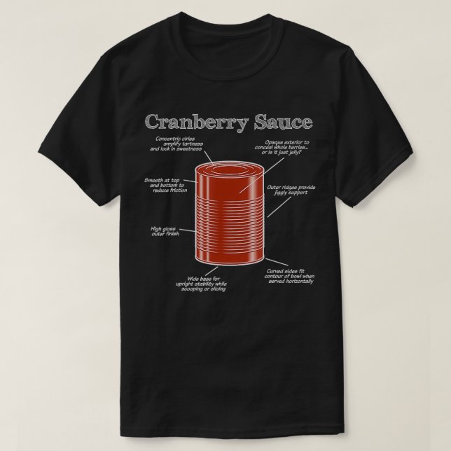 Cranberry Sauce Nutrition T-Shirt (Design vorne)