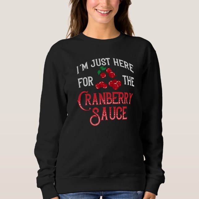 Cranberry Sauce Recipe Relish Dose Jellied Zucker Sweatshirt (Vorderseite)