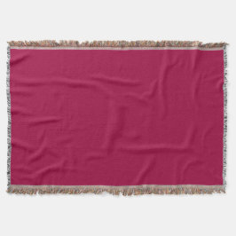 Cranberry Solid Color | Classic | elegant Decke
