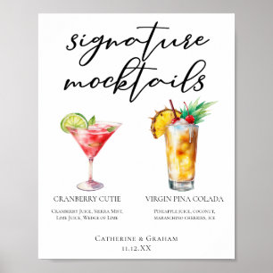 Cranberry Süsse Piña Colada Poster
