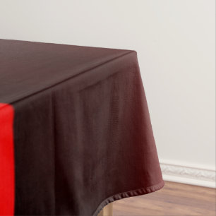 Cranberry und schwarze Lichter Tischdecke