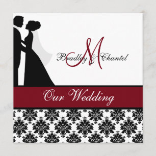 Cranberry Wedding Couple Hochzeit Einladung