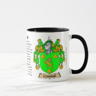Crandall-Familien-Wappen Tasse
