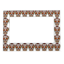 Crâne à sucre 5x7 Cadre magnétique