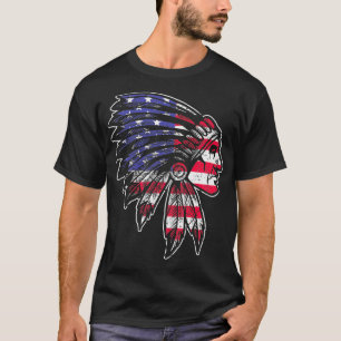Crâne amérindienne TShirt 1