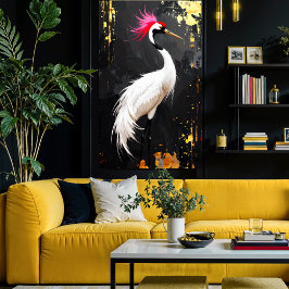 Crane Art - Zeitgenössisches asiatisch inspirierte Fotodruck