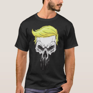 Crâne avec le Président iconique T-Shirt de