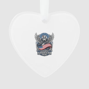 Crâne de serpent patriotique Liberté Bête Hybride