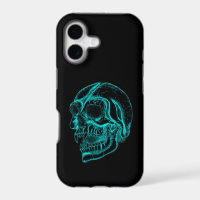 Crâne de vampire noir et vert Design