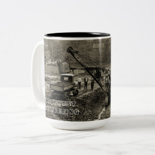 CRANE D'INGÉNIERIE DU NORD-OUEST SHOVEL MUG DÉBUT