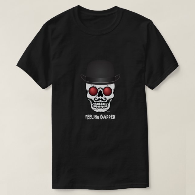 Crâne drôle sentant le T-shirt des hommes pimpants (Design devant)