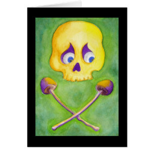 Crâne et champignons